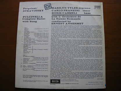 STRAVINSKY: PULCINELLA   SOLOISTS / SUISSE ROMANDE / ANSERMET   SXL 6230
