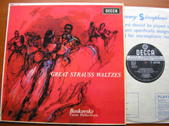 GREAT STRAUSS WALTZES    BOSKOVSKY / VIENNA PHILHARMONIC   SXL 6029