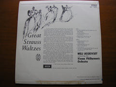 GREAT STRAUSS WALTZES    BOSKOVSKY / VIENNA PHILHARMONIC   SXL 6029