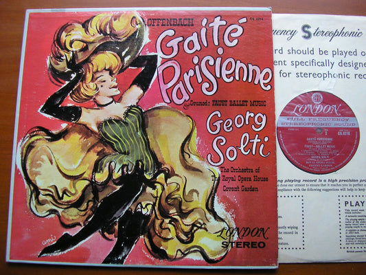 OFFENBACH: GAITE PARISIENNE / GOUNOD: FAUST Ballet Music    SOLTI / OROHCG       CS 6216