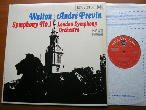 WALTON: SYMPHONY No. 1    PREVIN / LONDON SYMPHONY    SB 6691