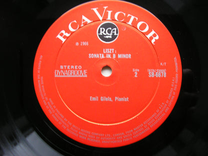 SB 6678 LISZT: SONATA IN B Minor / SHOSTAKOVICH: SONATA No. 2     EMIL GILELS     SB 6678