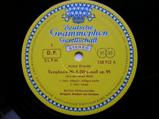 DVORAK: SYMPHONY No. 9 'New World'   KARAJAN / BERLIN PHILHARMONIC   138 922