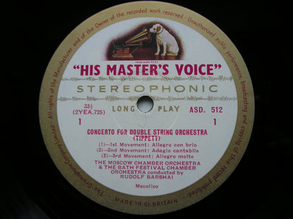 TIPPETT: CONCERTO FOR DOUBLE STRING ORCHESTRA / PROKOFIEV: VISIONS FUGITIVES     BARSHAI / MCO / BFO      ASD  512