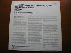 DVORAK: SYMPHONY No. 9 'New World' / SMETANA: The Moldau   KARAJAN / BERLIN PHILHARMONIC   ASD 2863