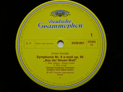 DVORAK: SYMPHONY No. 9 'New World'  GIULINI / CHICAGO SYMPHONY  2530 881