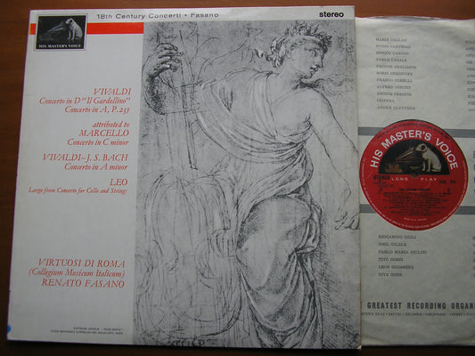 18th CENTURY CONCERTI: VIVALDI / MARCELLO / LEO     VIRTUOSI DI ROMA / FASANO    ASD 579
