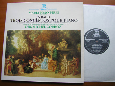 BACH: PIANO CONCERTOS BWV 1052 / 1055 / 1056    PIRES / GULBENKIAN CHAMBER ORCHESTRA LISBON / CORBOZ    STU 70891