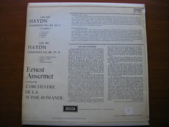 HAYDN: SYMPHONIES Nos. 82 & 86    ANSERMET / SUISSE ROMANDE    SXL 6020