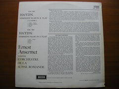 HAYDN: SYMPHONIES Nos. 84 & 85    ANSERMET / SUISSE ROMANDE   SXL 6022