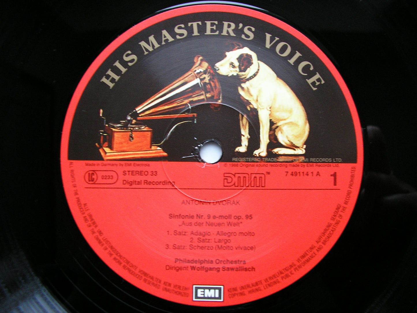 DVORAK: SYMPHONY No. 9 'New World' / SCHERZO CAPRICCIOSO   SAWALLISCH / PHILADELPHIA  749114