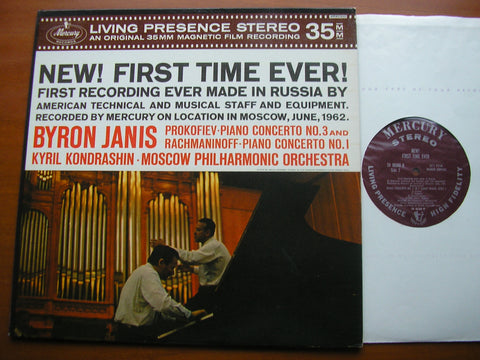 RACHMANINOV: PIANO CONCERTO No. 1 / PROKOFIEV: PIANO CONCERTO No. 3    JANIS / MOSCOW PHILHARMONIC ORCHESTRA / KONDRASHIN    SR 90300