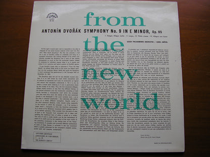 DVORAK: SYMPHONY No. 9   ANCERL / CZECH PHILHARMONIC   50 433