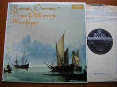 ROMANTIC OVERTURES: WEBER  / SCHUMANN / SCHUBERT / CHERUBINI / MENDELSSOHN   MUNCHINGER / VIENNA PHILHARMONIC    SXL 6320