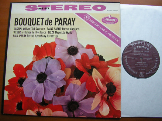 BOUQUET de PARAY: ROSSINI / WEBER / LISZT / SAINT-SAENS      PAUL PARAY / DETROIT SYMPHONY    SR 90203
