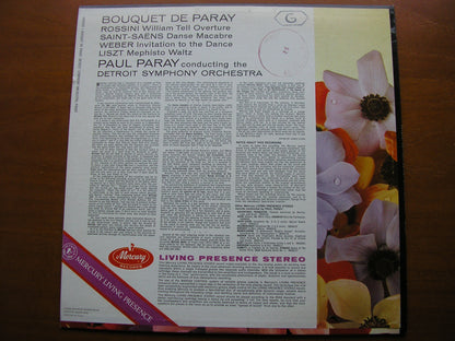 BOUQUET de PARAY: ROSSINI / WEBER / LISZT / SAINT-SAENS      PAUL PARAY / DETROIT SYMPHONY    SR 90203
