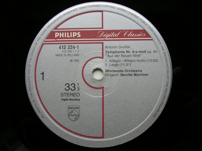 DVORAK: SYMPHONY No. 9   MARRINER / MINNESOTA ORCHESTRA   412 224