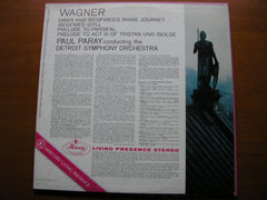 WAGNER: ORCHESTRAL MUSIC    PAUL PARAY / DETROIT SYMPHONY    SR 90107