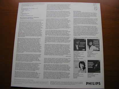 DVORAK: SYMPHONY No. 9 / OVERTURE CARNAVAL   OZAWA / SAN FRANCISCO SYMPHONY  9500 001