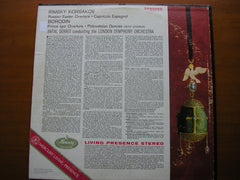 RIMSKY-KORSAKOV: CAPRICCIO ESPAGNOL / RUSSIAN EASTER / BORODIN: POLOVTSIAN DANCES    LONDON SYMPHONY / ANTAL  DORATI   SR 90265