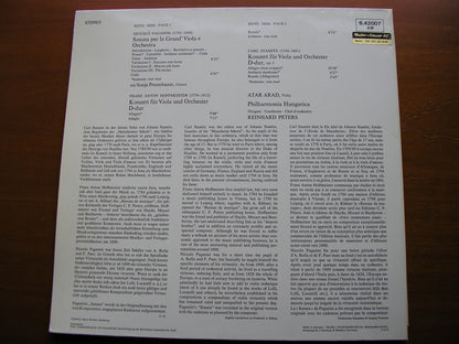 PAGANINI / STAMITZ / HOFFMEISTER: VIOLA CONCERTOS   ARAD / PHILHARMONIA HUNGARICA / PETERS   6.42007