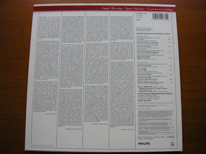 18th CENTURY BEL CANTO: ARIAS & SONGS   ELLY AMELING / LEIPZIG GEWANDHAUS ORCHESTRA / KURT MASUR    412 233