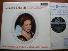 RENATA TEBALDI SINGS OPERA ARIAS: VERDI / PUCCINI / MASCAGNI / CILEA / PONCHIELLI     TEBALDI / NEW PHILHARMONIA / DE FABRITIIS   SXL 6152