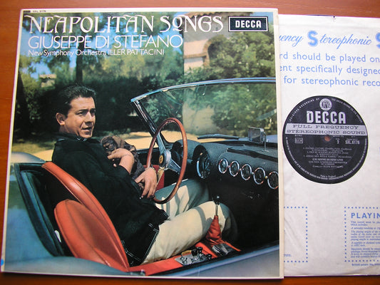 DI STEFANO SINGS NEAPOLITAN SONGS    NEW SYMPHONY ORCHESTRA / PATTACINI   SXL 6176