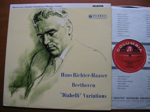 BEETHOVEN: DIABELLI VARIATIONS     HANS RICHTER - HAASER     33CX 1911