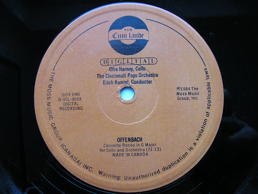 OFFENBACH: CONCERTO RONDO for CELLO & ORCHESTRA / OVERTURE   HARNOY / CINCINNATI POPS / KUNZEL   D-VCL 9058