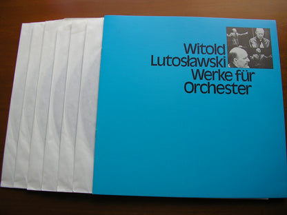 LUTOSLAWSKI: ORCHESTRAL WORKS   POLISH RADIO SYMPHONY / POLISH CHAMBER ORCHESTRA / WITOLD LUTOSLAWSKI   1C 165 03231/6