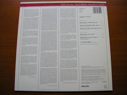 CHOPIN: FOUR SCHERZI / POLONAISE No. 7    CLAUDIO ARRAU   412 610
