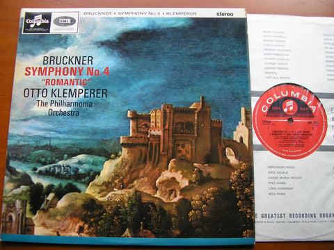 BRUCKNER: SYMPHONY No. 4 'Romantic'   KLEMPERER / PHILHARMONIA    SAX 2569