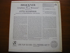 SAX 2569  BRUCKNER: SYMPHONY No. 4 'Romantic'       PHILHARMONIA / KLEMPERER