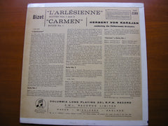 SAX 2289  BIZET: L'ARLESIENNE Suites Nos. 1 & 2 / CARMEN Suite    KARAJAN / PHILHARMONIA