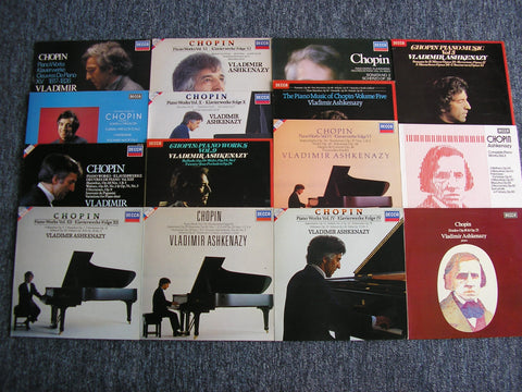 CHOPIN: THE COMPLETE SOLO PIANO MUSIC   VLADIMIR ASHKENAZY   15 LP