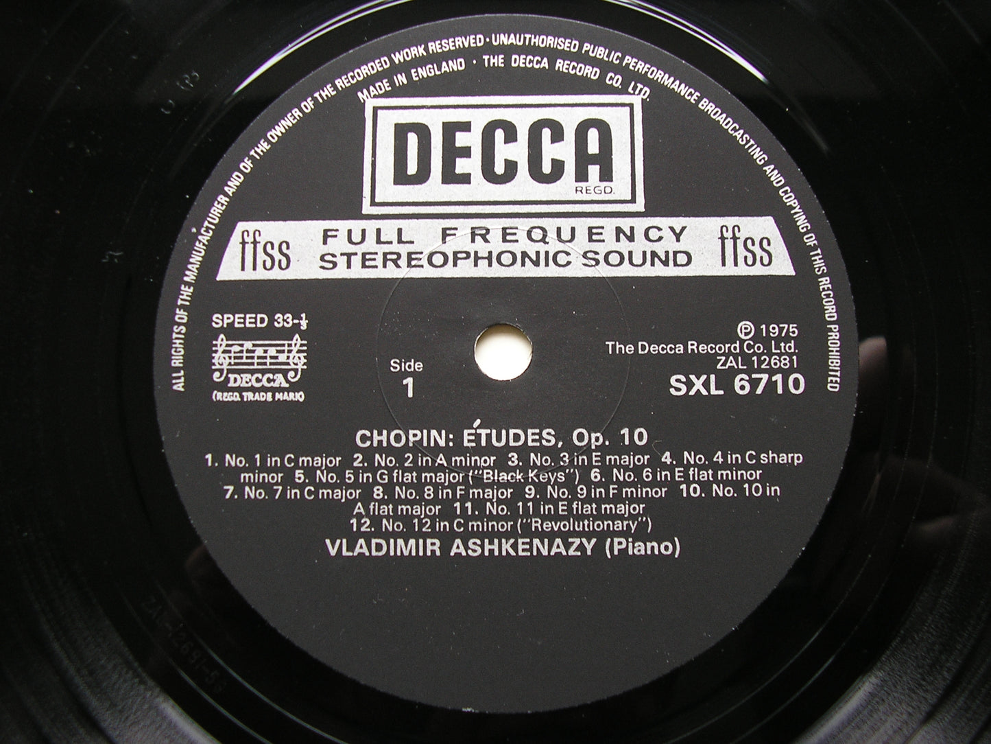 CHOPIN: COMPLETE SOLO PIANO MUSIC    ASHKENAZY   15 LP