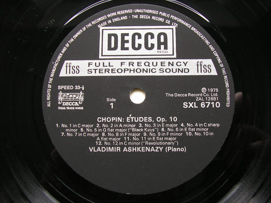CHOPIN: COMPLETE SOLO PIANO MUSIC    ASHKENAZY   15 LP
