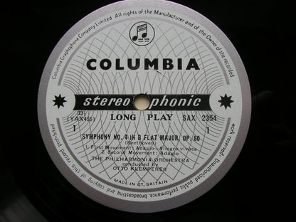 SAX 2354  BEETHOVEN: SYMPHONY No. 4 / OVERTURE Consecration of the House   OTTO KLEMPERER / PHILHARMONIA