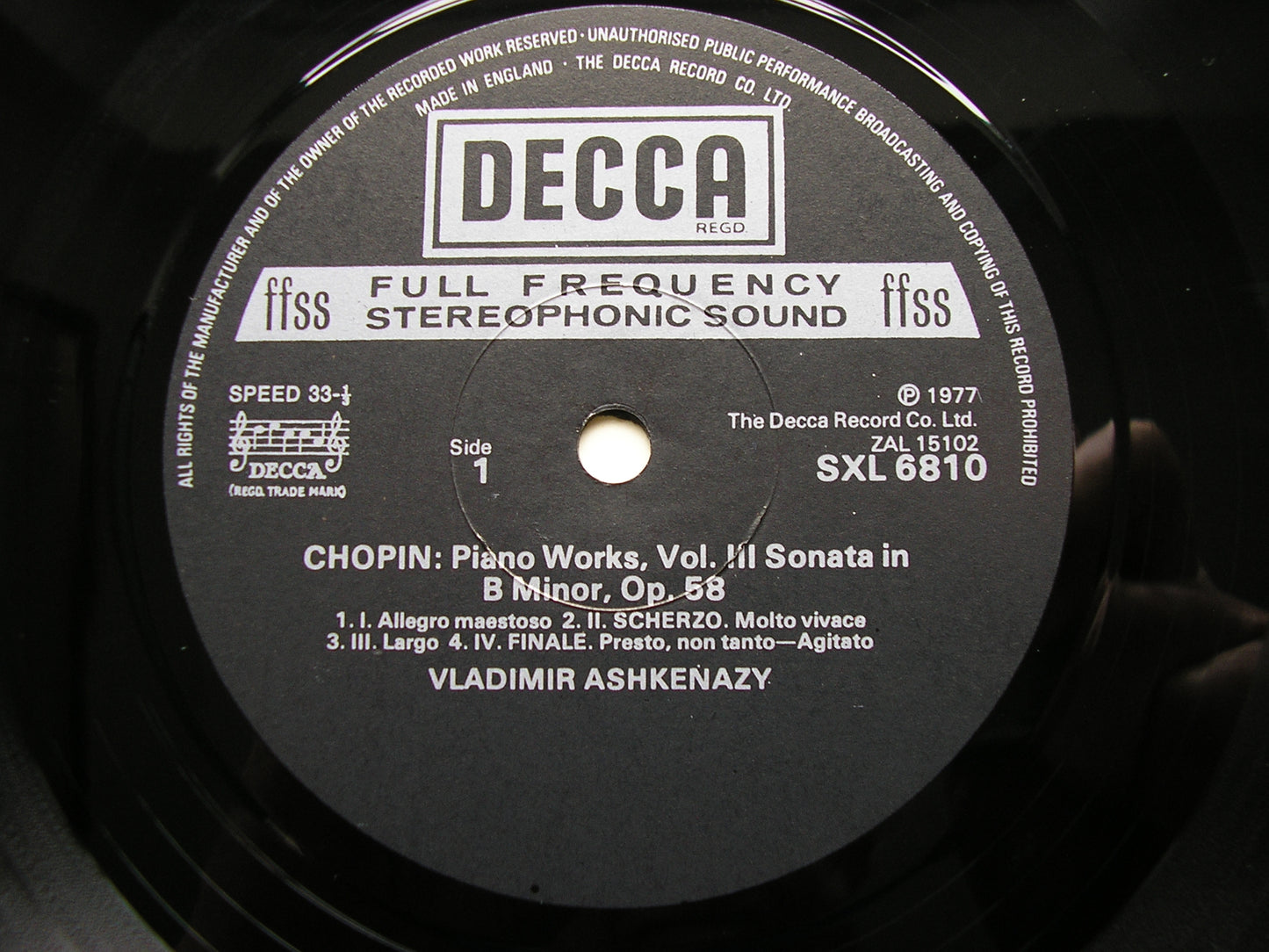 CHOPIN: COMPLETE SOLO PIANO MUSIC    ASHKENAZY   15 LP