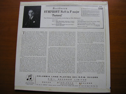 SAX 2260  BEETHOVEN: SYMPHONY No. 6 'Pastoral'      KLEMPERER / PHILHARMONIA