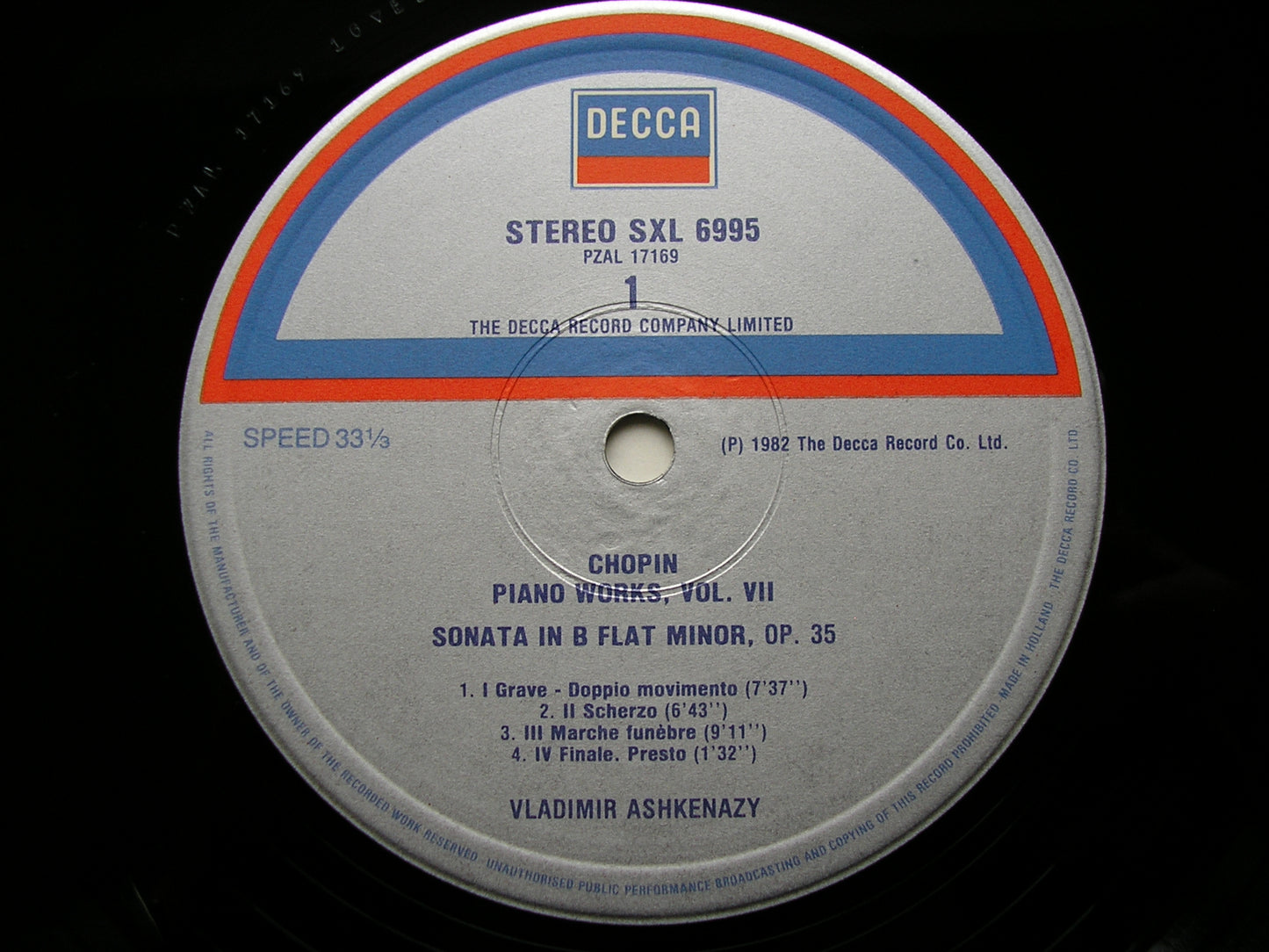 CHOPIN: COMPLETE SOLO PIANO MUSIC    ASHKENAZY   15 LP