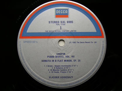CHOPIN: COMPLETE SOLO PIANO MUSIC    ASHKENAZY   15 LP