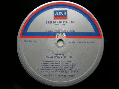 CHOPIN: COMPLETE SOLO PIANO MUSIC    ASHKENAZY   15 LP