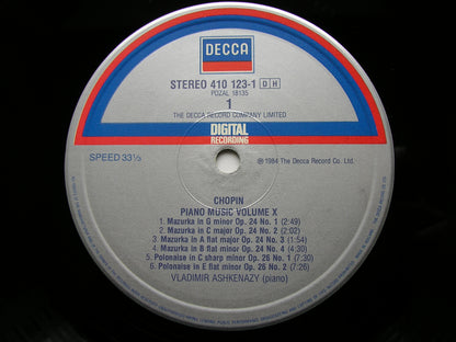 CHOPIN: COMPLETE SOLO PIANO MUSIC    ASHKENAZY   15 LP