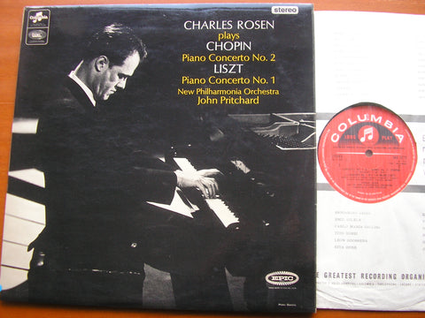 CHOPIN: PIANO CONCERTO No. 2 / LISZT: PIANO  CONCERTO No. 1     ROSEN / NEW PHILHARMONIA / PRITCHARD     SAX 5273