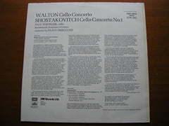 WALTON & SHOSTAKOVICH: CELLO CONCERTOS TORTELIER / BSO / BERGLUND ASD 2924