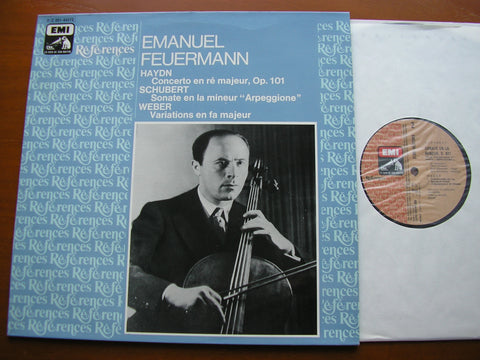 SCHUBERT: ARPEGGIONE SONATA / HAYDN: CELLO CONCERTO / WEBER: VARIATIONS    FEUERMANN / MOORE   051 43372