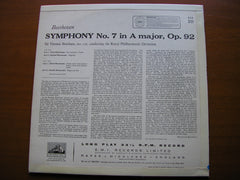 BEETHOVEN: SYMPHONY No. 7      SIR THOMAS BEECHAM / ROYAL PHILHARMONIC    ASD 311