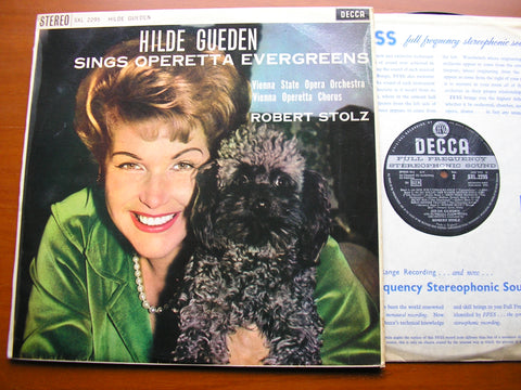 OPERETTA EVERGREENS: LEHAR / STRAUSS / FALL / STOLZ / ZELLER     HILDE GUEDEN / VSOO / STOLZ   SXL 2295